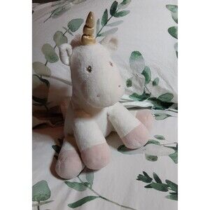 Gund Luna Unicorn Musical Wind Up Plush Lullaby Pink White HTF